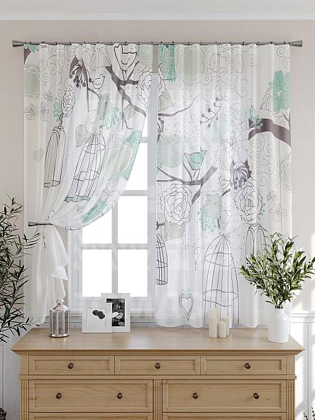 Тюль для кухни Хенибрис