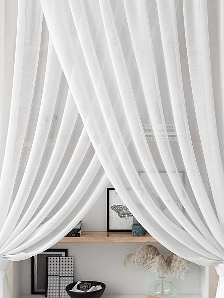 Комплект штор Нариа (белый) - 250 см - фото 3