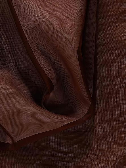 Тюль Нариа (коричнево-бирюзовый) - 250 см - фото 2