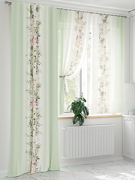 Комплект штор Френкорс (фисташковый) - фото 4