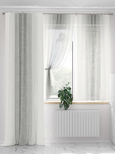 Комплект штор Громерс (светло-серый) - фото 2