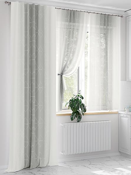 Комплект штор Громерс (светло-серый) - фото 4