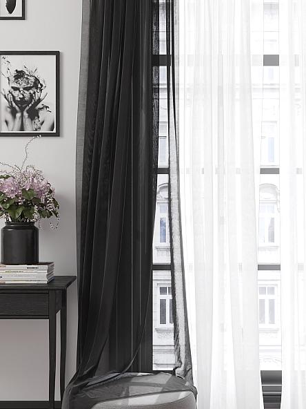 Тюль Хлои (черный) - 250 см - фото 4