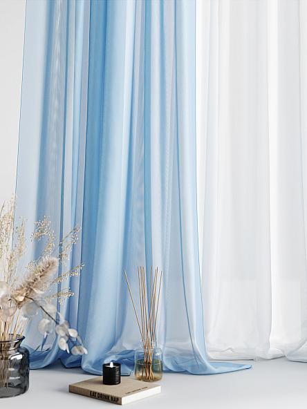 Тюль Мирела (голубой) - 290 см - фото 6