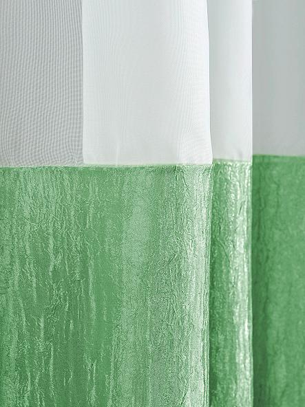 Комплект штор для кухни Матея (зеленый) 180 см - фото 3