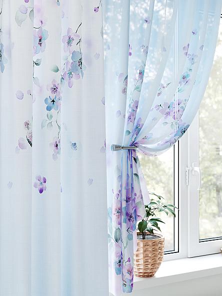 Комплект штор для кухни Рифенрист (голубой) - фото 3