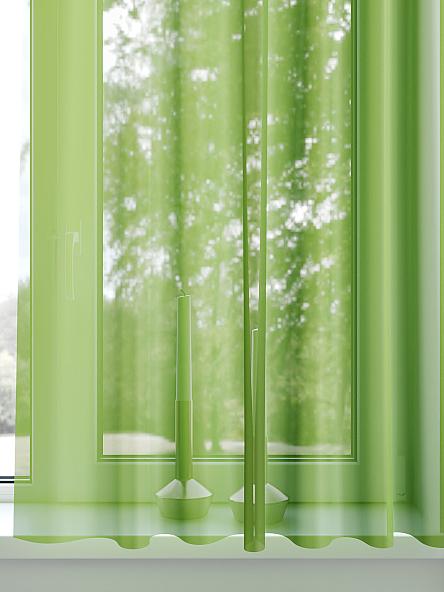 Комплект штор для кухни Сенфарс (зеленый) - фото 4