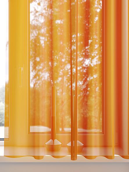 Комплект штор для кухни Сенфарс (оранжевый) - фото 4