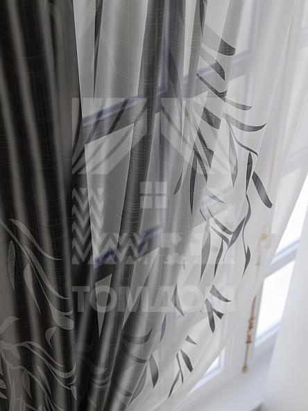 Тюль для кухни Риманвиас (черный) - фото 5