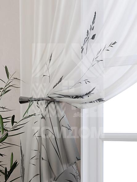 Тюль для кухни Ликантро (графит) - фото 3