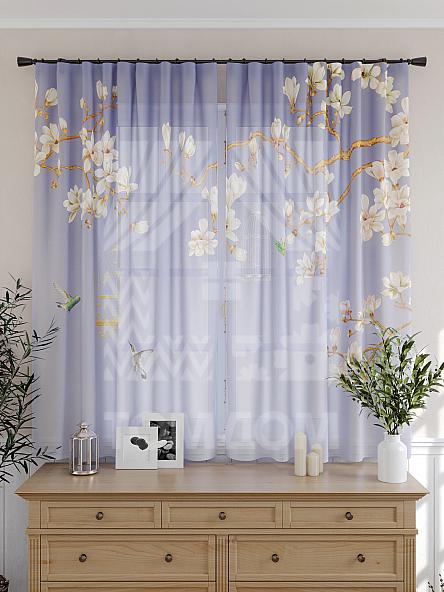 Тюль для кухни Лориторис (сиреневый) - фото 4