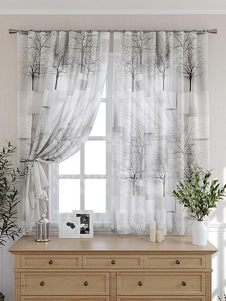 Тюль для кухни Перлионас