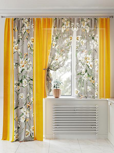 Комплект штор Денрикас (желтый) - фото 2