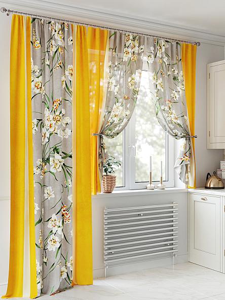 Комплект штор Денрикас (желтый) - фото 4