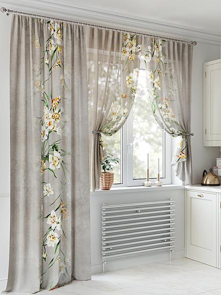 Комплект штор Денрикас (бежевый) - фото 4