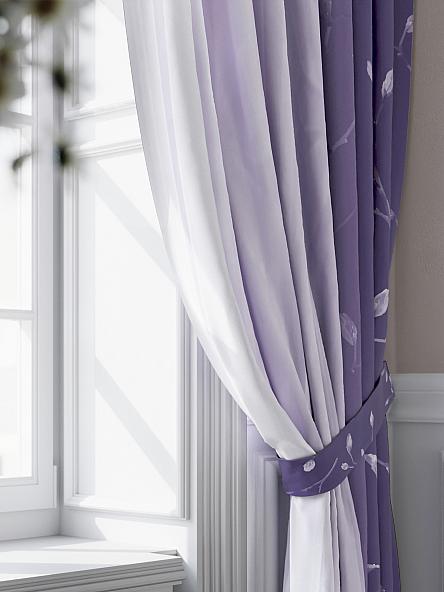 Комплект штор Лормианси (фиолетовый) - фото 4