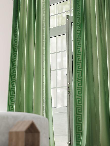 Комплект штор Рилифорт (зеленый) - фото 3