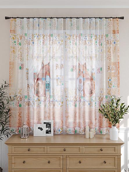 Тюль для кухни Кетс (коричневый) - фото 4