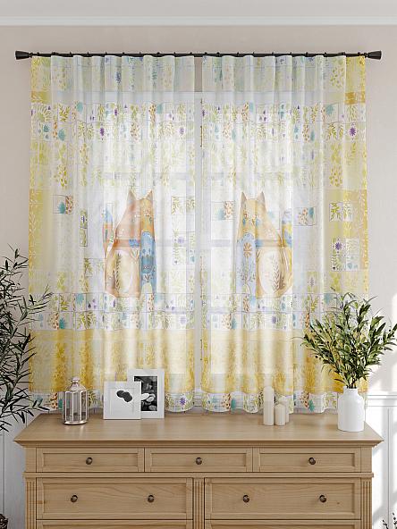 Тюль для кухни Кетс (желтый) - фото 4