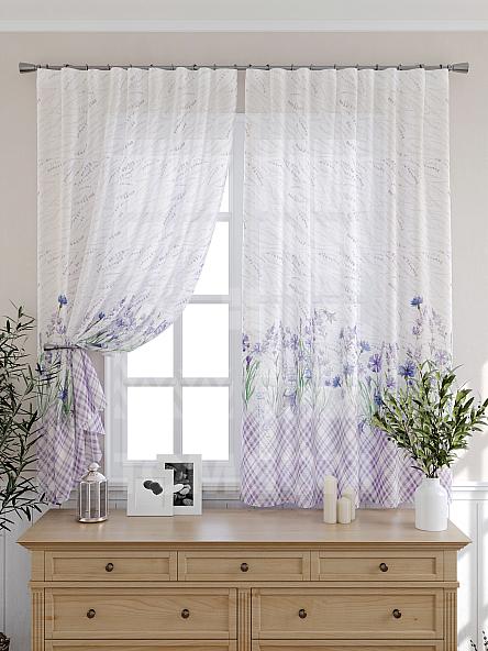 Тюль для кухни Василек