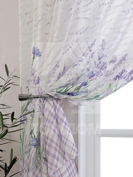 Тюль для кухни Василек - фото 3