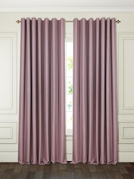 Комплект штор Ниволи (розово-серый) 280 см - фото 4