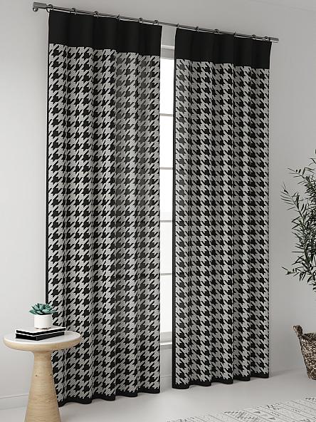 Комплект штор Риндал (черный) - фото 2