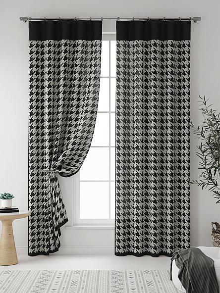 Комплект штор Риндал (черный) - фото 3