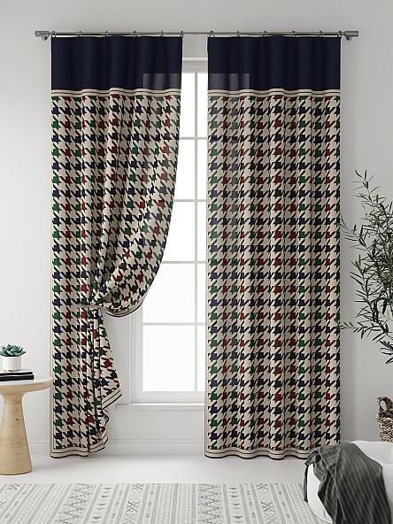 Комплект штор Клэнтон (синий) - фото 3