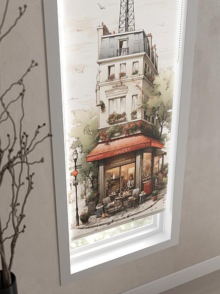 Рулонная штора для кухни для детской Паризэ. ширина 52 см - фото 5