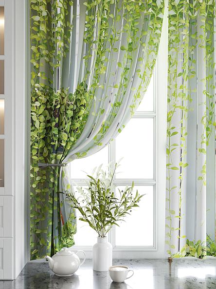 Комплект штор для кухни Линдор - фото 4