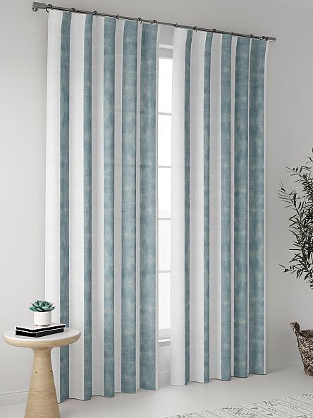 Комплект штор Лайнелия (голубой) - фото 2