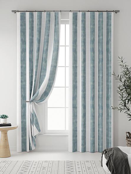 Комплект штор Лайнелия (голубой) - фото 3