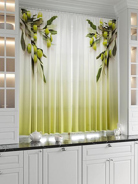 Комплект штор для кухни Олив - фото 2