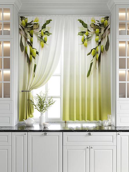 Комплект штор для кухни Олив - фото 6