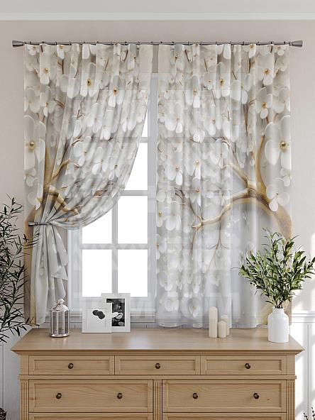 Тюль для кухни Лаймис