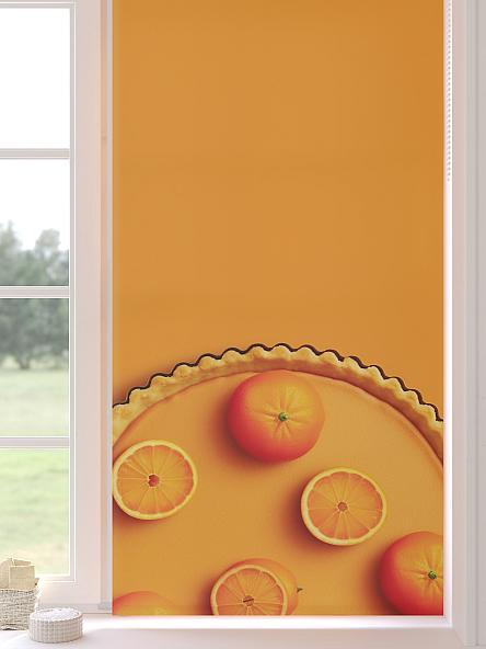 Рулонная штора для кухни для детской Аранция - ширина 62 см - фото 2