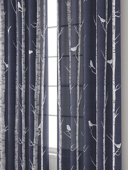 Комплект штор Блити (синий) - фото 4