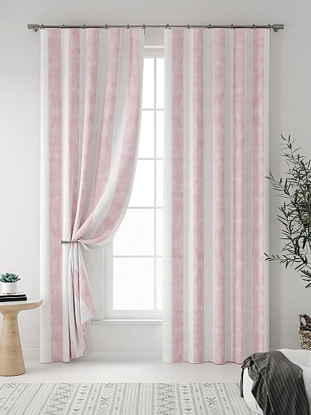 Комплект штор Лайнелия (розовый) - фото 3