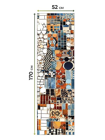 Рулонная штора для кухни для детской Анимаис - 92 - ширина 52 см - фото 3