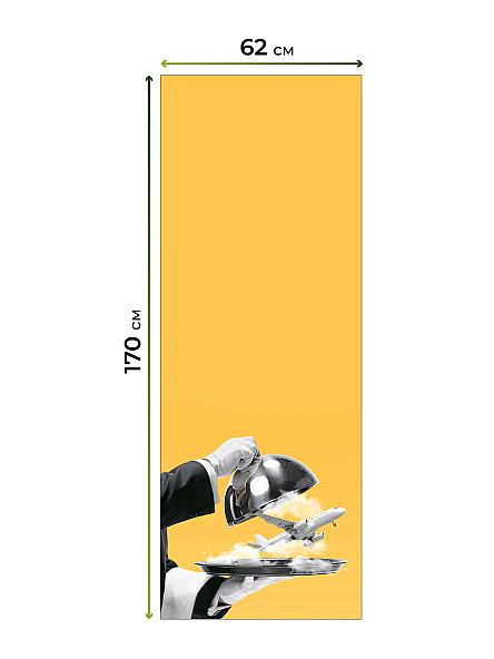 Рулонная штора для кухни для детской Федера - 101 - ширина 62 см - фото 3