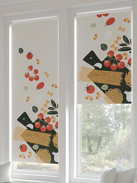 Рулонная штора для кухни для детской Федера - 110 - ширина 62 см - фото 5
