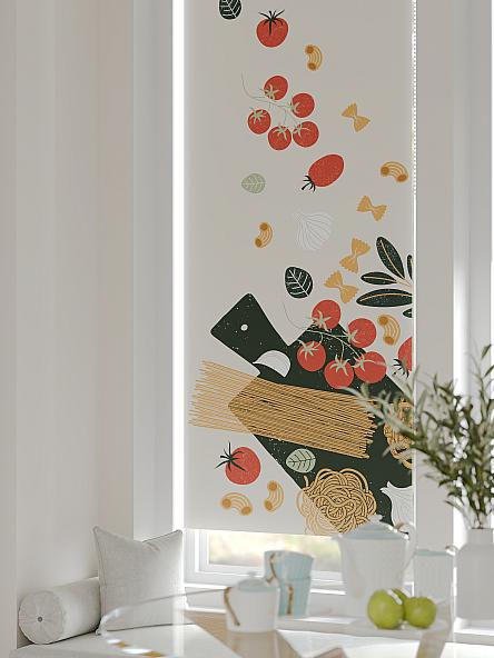Рулонная штора для кухни для детской Федера - 110 - ширина 62 см - фото 2