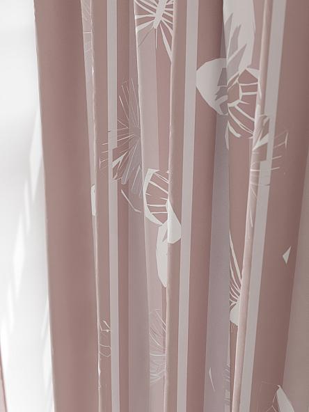 Комплект штор Ринланс (пудрово-розовый) - фото 3