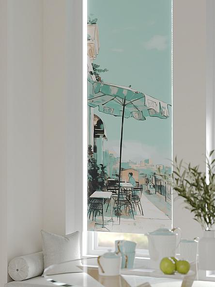 Рулонная штора для кухни для детской Салисто -80 - ширина 52 см - фото 2