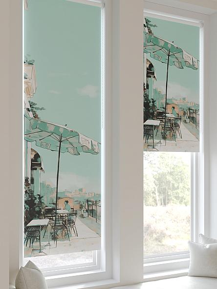 Рулонная штора для кухни для детской Салисто -80 - ширина 52 см - фото 4