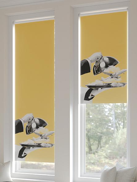 Рулонная штора для кухни для детской Салисто -100 - ширина 52 см - фото 5