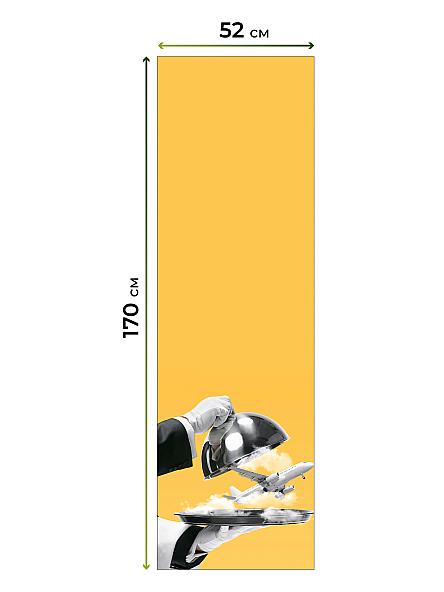 Рулонная штора для кухни для детской Салисто -100 - ширина 52 см - фото 3