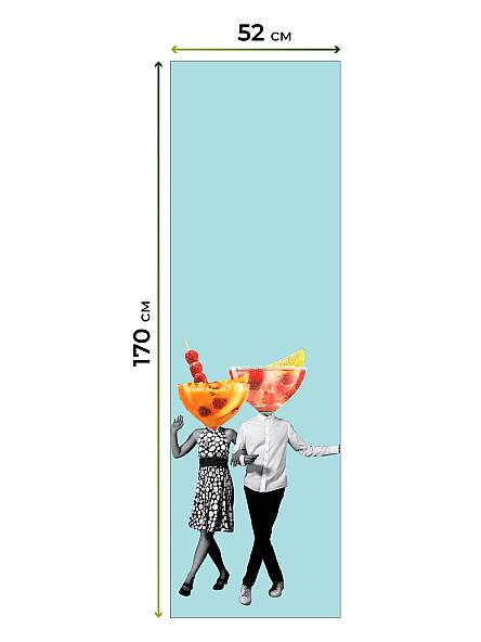 Рулонная штора для кухни для детской Салисто -101 - ширина 52 см - фото 3