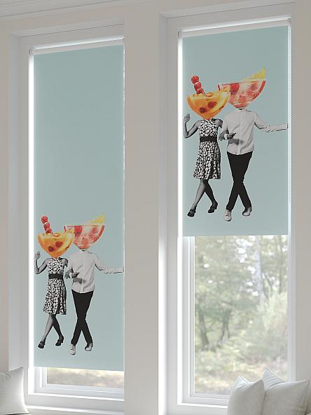 Рулонная штора для кухни для детской Салисто -101 - ширина 52 см - фото 6